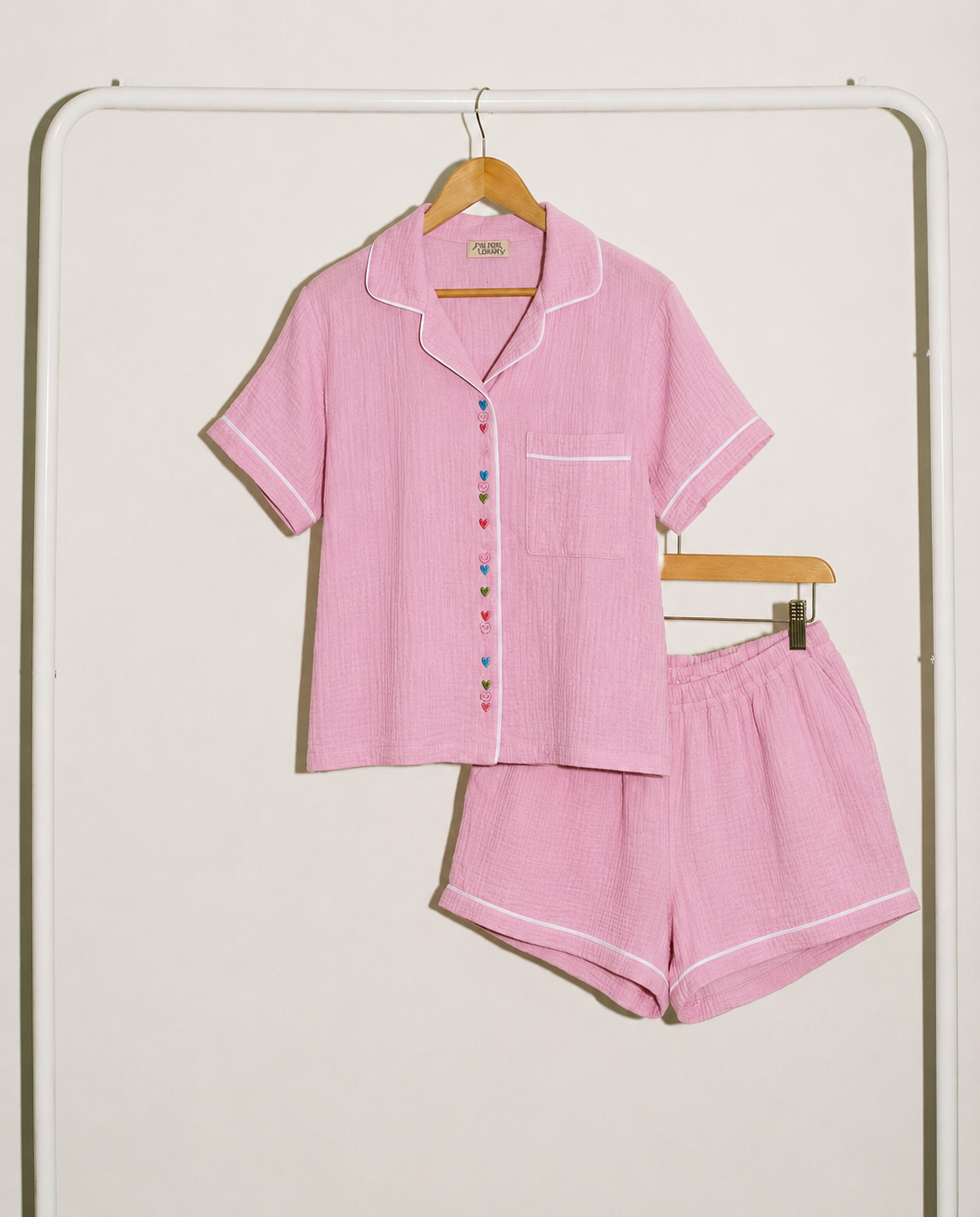 The Heart Trail Set In Pink