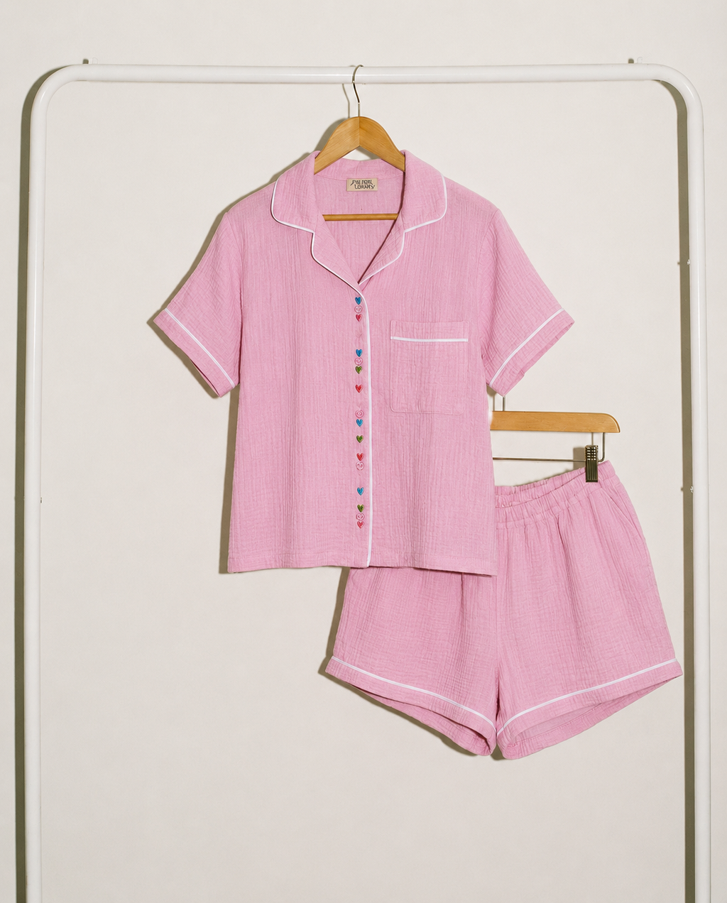 The Heart Trail Set In Pink