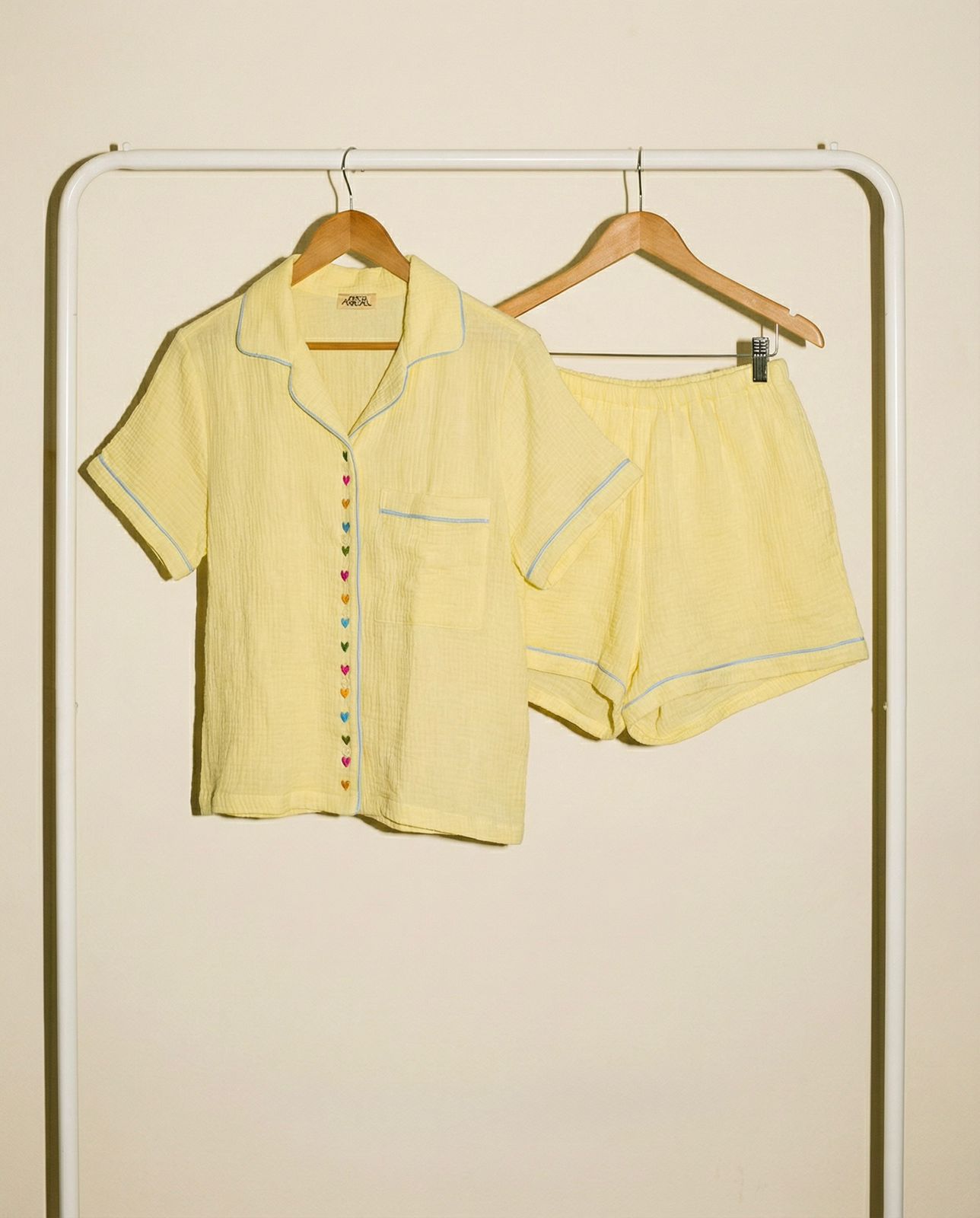 The Heart Trail Set In Yellow